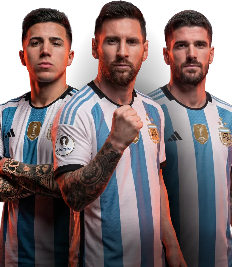 Lionel Messi - Rodrigo de Paul - Enzo Fernandez Lionel Messi - Rodrigo de Paul - Enzo Fernandez 2